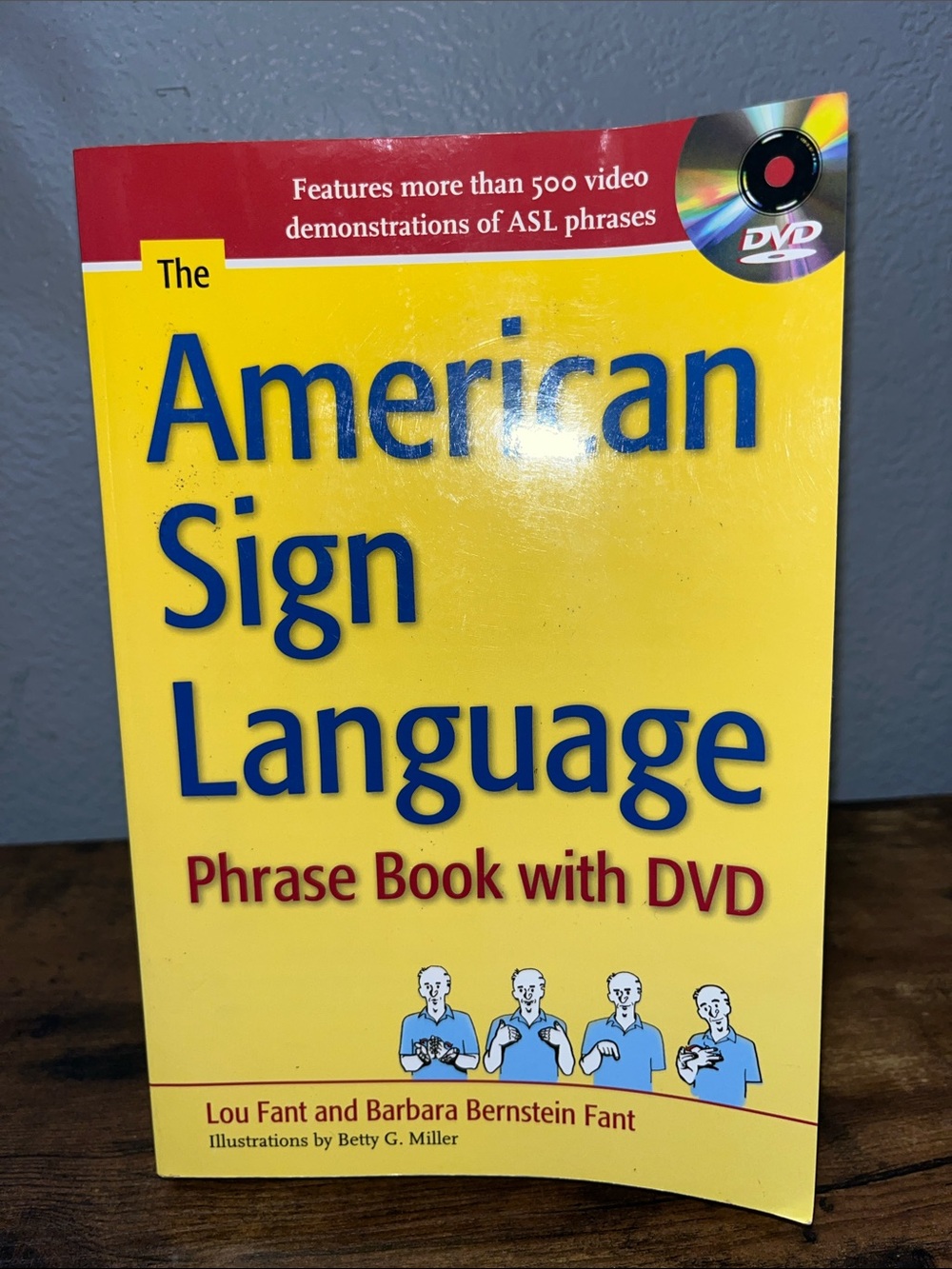 The American Sign Language Phrase Book with DVD - Yellow Cover